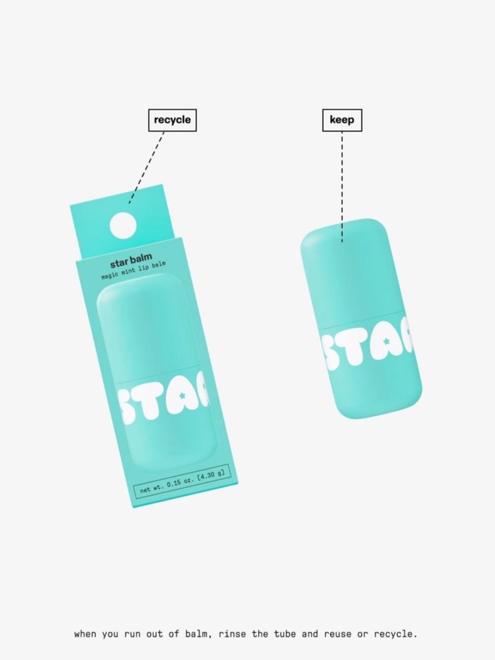 Starface Star Balm Magic Mint Lip Balm ๐ฟ - Picture 2 of 2